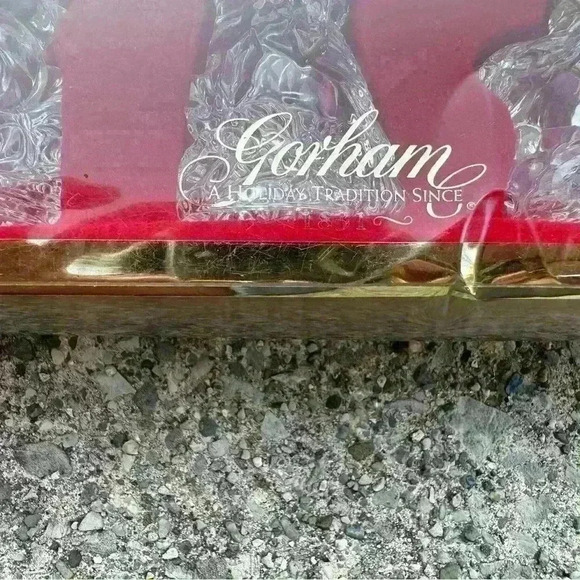 Gorham Crystal Holiday Birds Ornaments, Boxed Set of 3 Made In Germany - Picture 3 of 16